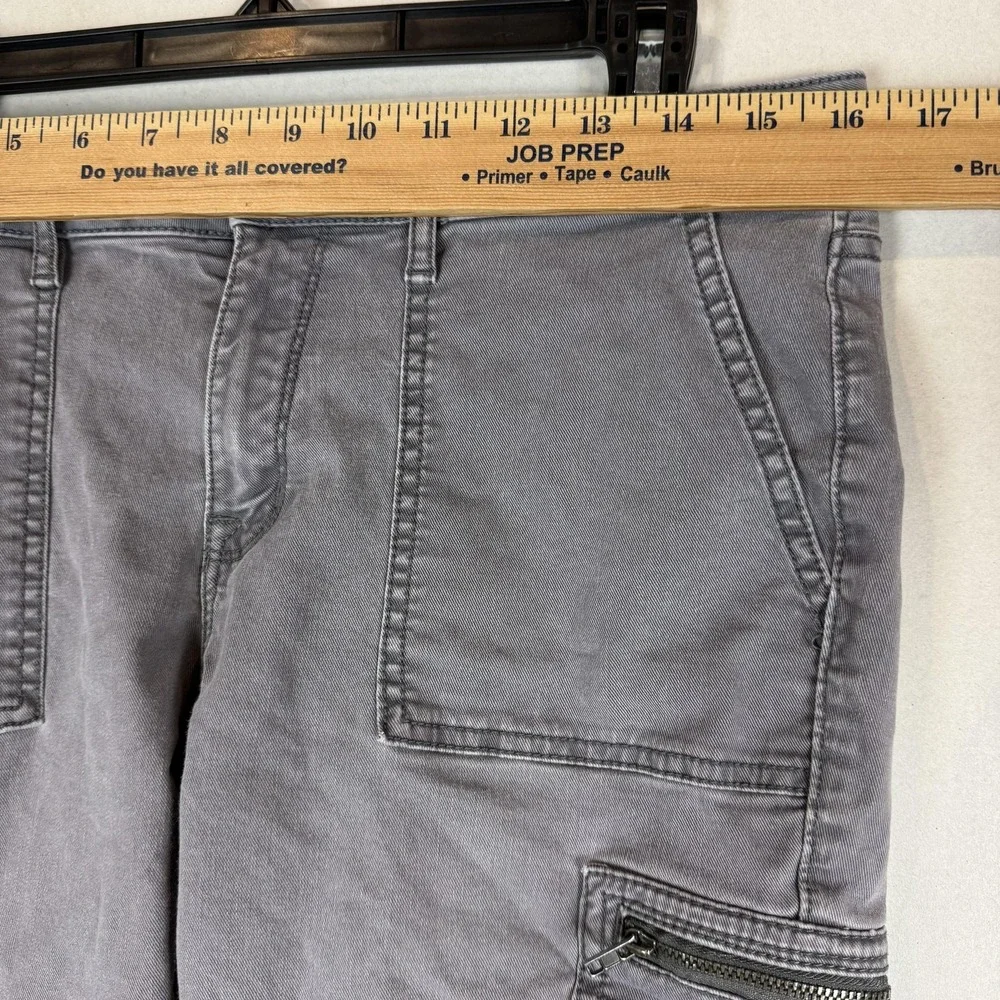 A.n.a A New Approach Pants Womens 29/8 Gray Cargo Skinny Ankle Twill Pockets